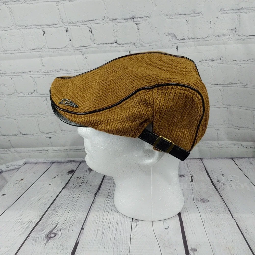 Mens Newsboy Retro Casual Duckbill Gatsby Cap Golf Driving Cabbie Beret Hats